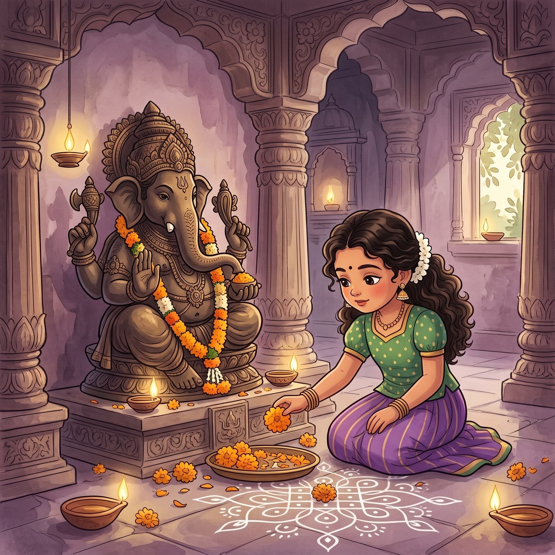 Ganesha Coloring Sheet cover
