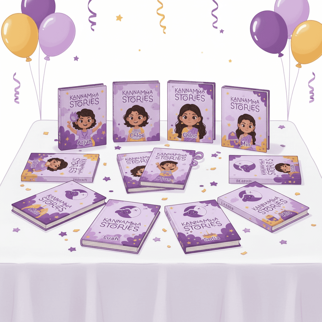 Birthday Party Pack -- personalized by Kannamma Stories