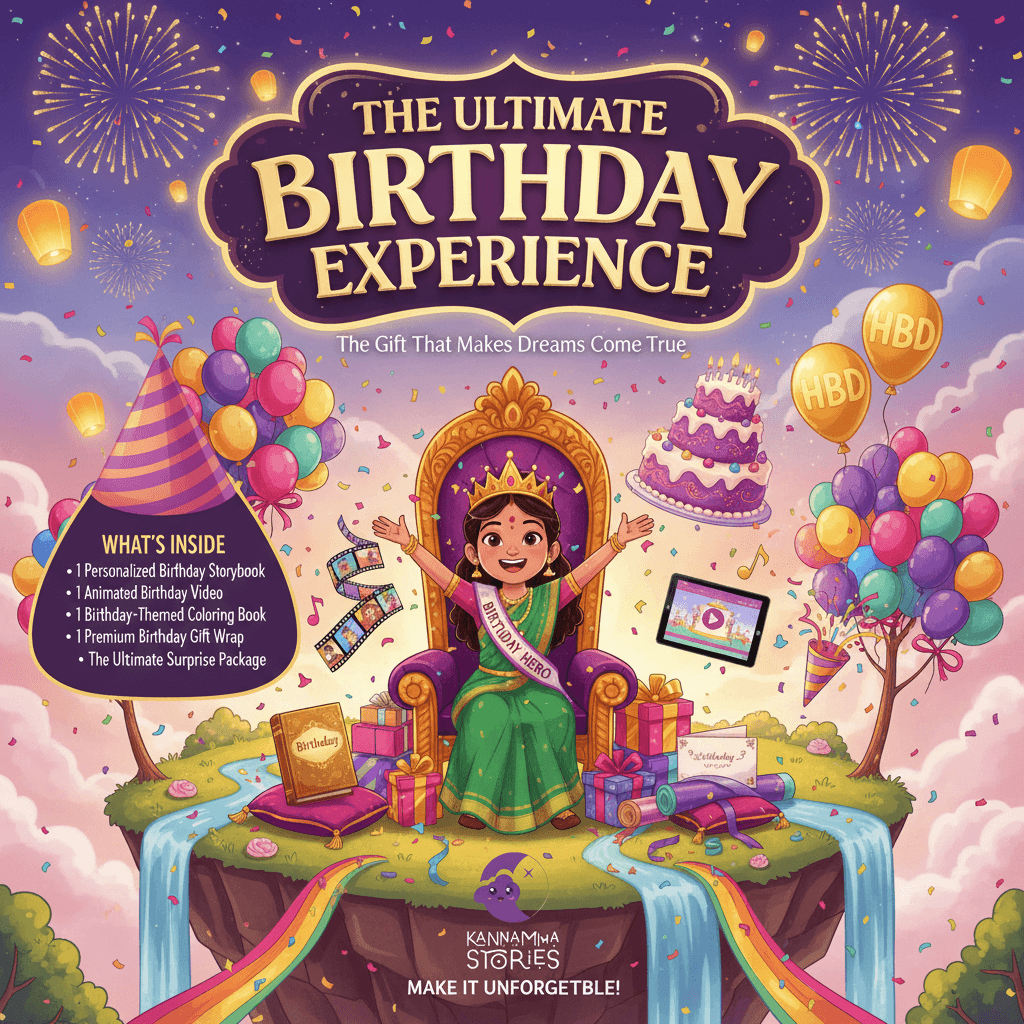 Birthday Surprise Box -- personalized by Kannamma Stories