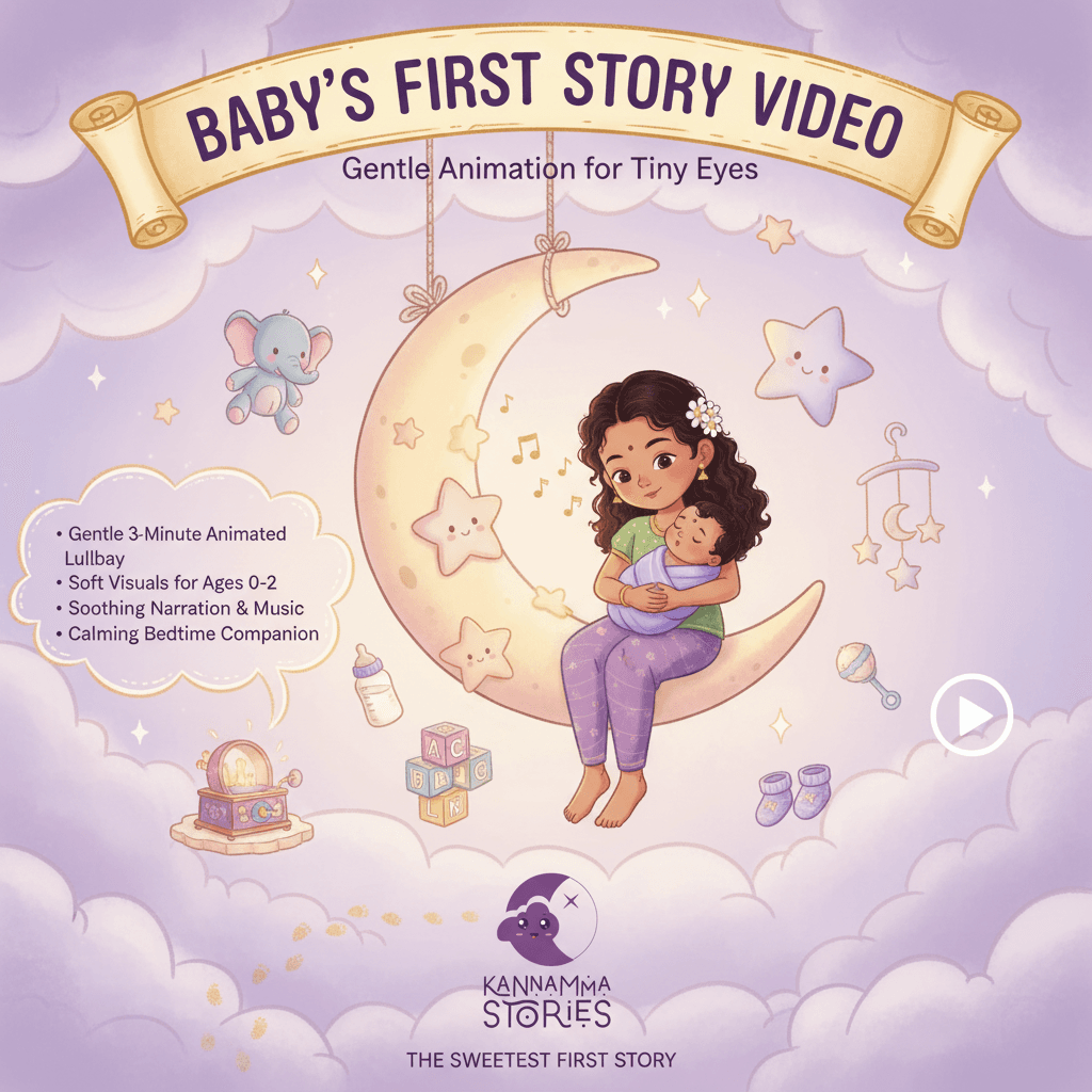 Baby's First Story Video -- personalized by Kannamma Stories