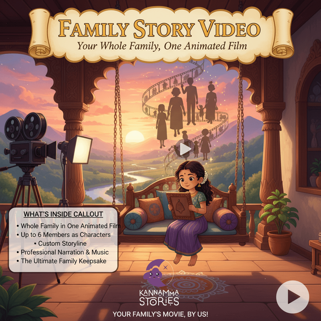 Family Story Video -- personalized by Kannamma Stories